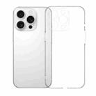 For iPhone 14 Pro Kalebol 1.5mm Thickened Rounded Corner Transparency TPU Phone Case - 1