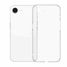 For iPhone 16e Kalebol 1.5mm Thickened Rounded Corner Transparency TPU Phone Case - 1