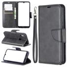 Retro Lambskin Texture Pure Color Horizontal Flip PU Leather Case for for Huawei Y6 2019 & Y6 Pro 2019, with Holder & Card Slots & Wallet & Lanyard(Black) - 1