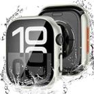 For Apple Watch Series 41mm Tempered Film Integrated PC Watch Protective Case(Starlight) - 1