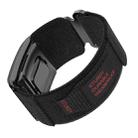 For WHOOP 4.0 Two Sections Hook And Loop Fastener Nylon Watch Band(Black) - 3