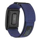 For WHOOP 4.0 Two Sections Hook And Loop Fastener Nylon Watch Band(Blue) - 2