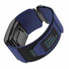 For WHOOP 4.0 Two Sections Hook And Loop Fastener Nylon Watch Band(Blue) - 3