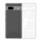 For Google Pixel 7a Kalebol 1.5mm Thickened Rounded Corner Transparency TPU Phone Case - 1