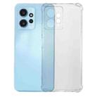 For Redmi Note 12 4G Kalebol 1.5mm Four-Corner Airbags Shockproof Transparency TPU Phone Case - 1