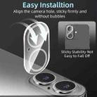 For iPhone 16 Plus Klebol Transparent One Piece Lens Protection Film - 3