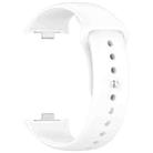For Redmi Watch 5 / Xiaomi Smart Band 9 Pro Reverse Buckle Solid Color Silicone Watch Band(White) - 3