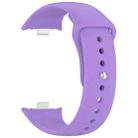 For Redmi Watch 5 / Xiaomi Smart Band 9 Pro Reverse Buckle Solid Color Silicone Watch Band(Lilac Purple) - 3