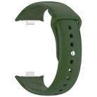 For Redmi Watch 5 / Xiaomi Smart Band 9 Pro Reverse Buckle Solid Color Silicone Watch Band(Army Green) - 3