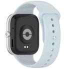 For Redmi Watch 5 / Xiaomi Smart Band 9 Pro Reverse Buckle Solid Color Silicone Watch Band(Light Blue) - 2