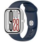 For Redmi Watch 5 / Xiaomi Smart Band 9 Pro Reverse Buckle Solid Color Silicone Watch Band(Midnight Blue) - 1