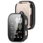 For Amazfit Bip 6 Tempered Film Integrated PC Watch Protective Case(Glossy Black) - 3