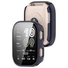 For Amazfit Bip 6 Tempered Film Integrated PC Watch Protective Case(Glossy Ink Blue) - 3
