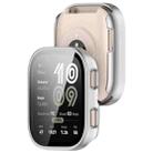 For Amazfit Bip 6 Tempered Film Integrated PC Watch Protective Case(Frosted Silver) - 3