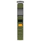 For WHOOP 4.0 Nylon Hook and Loop Fastener Watch Band(Military Green) - 2