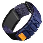 For WHOOP 4.0 Nylon Hook and Loop Fastener Watch Band(Midnight Blue) - 1
