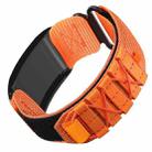 For WHOOP 4.0 Nylon Hook and Loop Fastener Watch Band(Orange) - 1