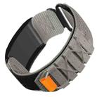 For WHOOP 4.0 Nylon Hook and Loop Fastener Watch Band(Gray) - 1