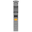 For WHOOP 4.0 Nylon Hook and Loop Fastener Watch Band(Gray) - 2