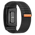 For WHOOP 4.0 Nylon Loop Watch Band(Black) - 2