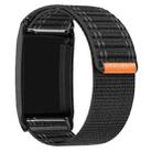 For WHOOP 4.0 Nylon Loop Watch Band(Black) - 3