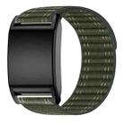 For WHOOP 4.0 Nylon Loop Watch Band(Military Green) - 1