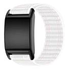 For WHOOP 4.0 Nylon Loop Watch Band(White Pink) - 1