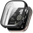 For Amazfit Bip 6 Electroplated TPU Full Coverage Watch Protective Case(Black) - 1