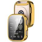 For Amazfit Bip 6 Electroplated TPU Full Coverage Watch Protective Case(Gold) - 3