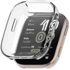For Amazfit Bip 6 Electroplated TPU Full Coverage Watch Protective Case(Transparent) - 1