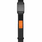 For WHOOP 4.0 Nylon Loop Watch Band(Black) - 2