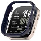 For Amazfit Bip 6 Half Coverage Hollow PC Watch Protective Case(Glossy Ink Blue) - 1