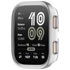 For Amazfit Bip 6 Half Coverage Hollow PC Watch Protective Case(Frosted Silver) - 2