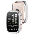 For Amazfit Bip 6 Half Coverage Hollow PC Watch Protective Case(Frosted Silver) - 3