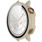 For OPPO Watch X2 Mini Tempered Film Integrated PC Watch Protective Case(Ivory White) - 2
