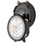For OPPO Watch X2 Mini Single Row Diamond Half Coverage Hollow PC Watch Protective Case(Black) - 3