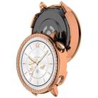 For OPPO Watch X2 Mini Single Row Diamond Half Coverage Hollow PC Watch Protective Case(Rose Gold) - 3