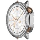 For OPPO Watch X2 Mini Single Row Diamond Half Coverage Hollow PC Watch Protective Case(Silver) - 2