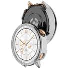 For OPPO Watch X2 Mini Single Row Diamond Half Coverage Hollow PC Watch Protective Case(Silver) - 3
