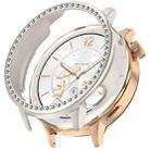 For OPPO Watch X2 Mini Single Row Diamond Half Coverage Hollow PC Watch Protective Case(Frosted Starlight) - 1