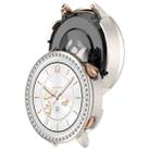 For OPPO Watch X2 Mini Single Row Diamond Half Coverage Hollow PC Watch Protective Case(Frosted Starlight) - 3