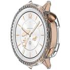 For OPPO Watch X2 Mini Single Row Diamond Half Coverage Hollow PC Watch Protective Case(Transparent) - 2