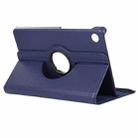 For Samsung Galaxy Tab A9+ 11.0 ENKAY 360 Degree Rotation Litchi Leather Smart Tablet Case(Dark Blue) - 2