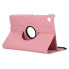 For Samsung Galaxy Tab A9+ 11.0 ENKAY 360 Degree Rotation Litchi Leather Smart Tablet Case(Pink) - 2