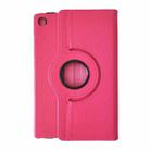 For Samsung Galaxy Tab A7 Lite 8.7 ENKAY 360 Degree Rotation Litchi Leather Smart Tablet Case(Pink) - 3