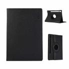 For Samsung Galaxy Tab S10 Ultra / S9 Ultra ENKAY 360 Degree Rotation Litchi Leather Smart Tablet Case(Black) - 1