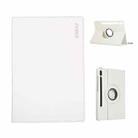For Samsung Galaxy Tab S10 Ultra / S9 Ultra ENKAY 360 Degree Rotation Litchi Leather Smart Tablet Case(White) - 1