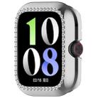 For vivo Watch GT / iQOO Watch GT Single Row Diamond Half Coverage Hollow PC Watch Protective Case(Silver) - 2