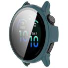 For Garmin Vivoactive 6 Tempered Film Integrated PC Watch Protective Case(Green) - 2