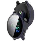 For Garmin Vivoactive 6 Tempered Film Integrated PC Watch Protective Case(Blue) - 3